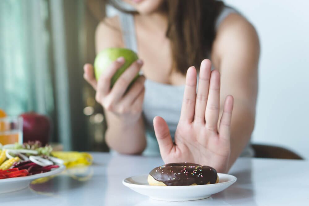 Vermeiden Sie Süßigkeiten bei der Dukan-Diät